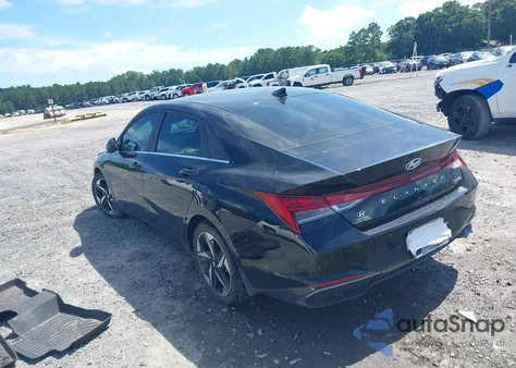 2023 Hyundai Elantra Hybrid Limited из США, поврежденный, VIN KMHLN4AJ8PU045425